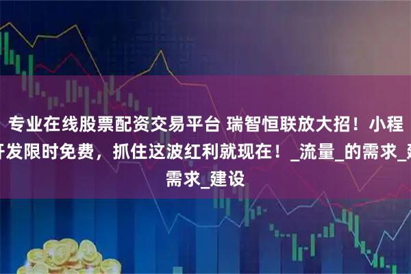 专业在线股票配资交易平台 瑞智恒联放大招！小程序开发限时免费，抓住这波红利就现在！_流量_的需求_建设