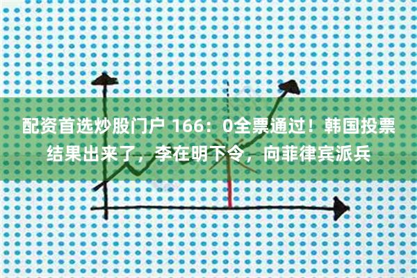 配资首选炒股门户 166：0全票通过！韩国投票结果出来了，李在明下令，向菲律宾派兵